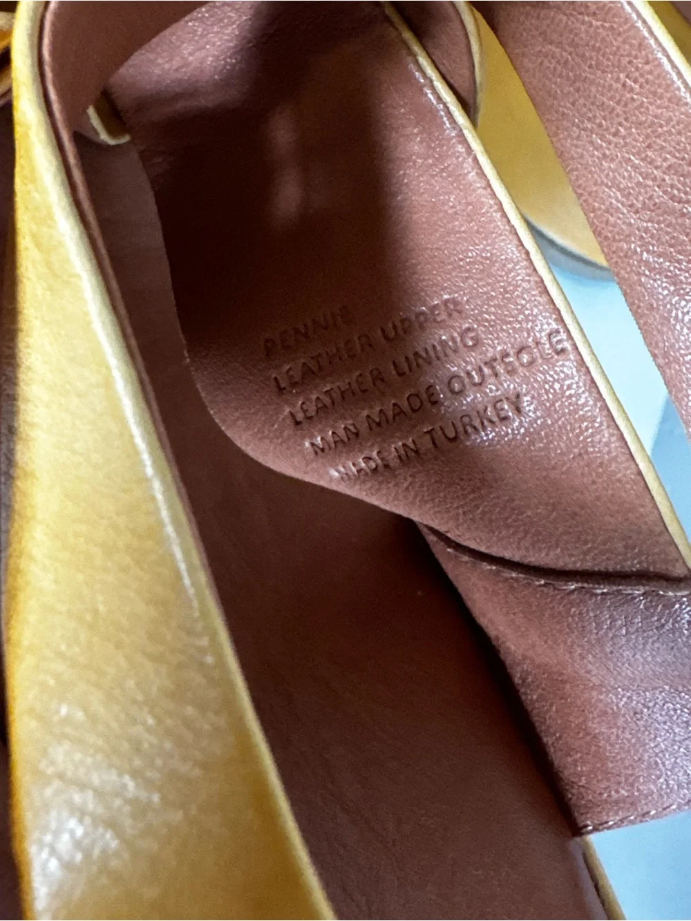 Miz Mooz Leather Slingback Sandals - Yellow